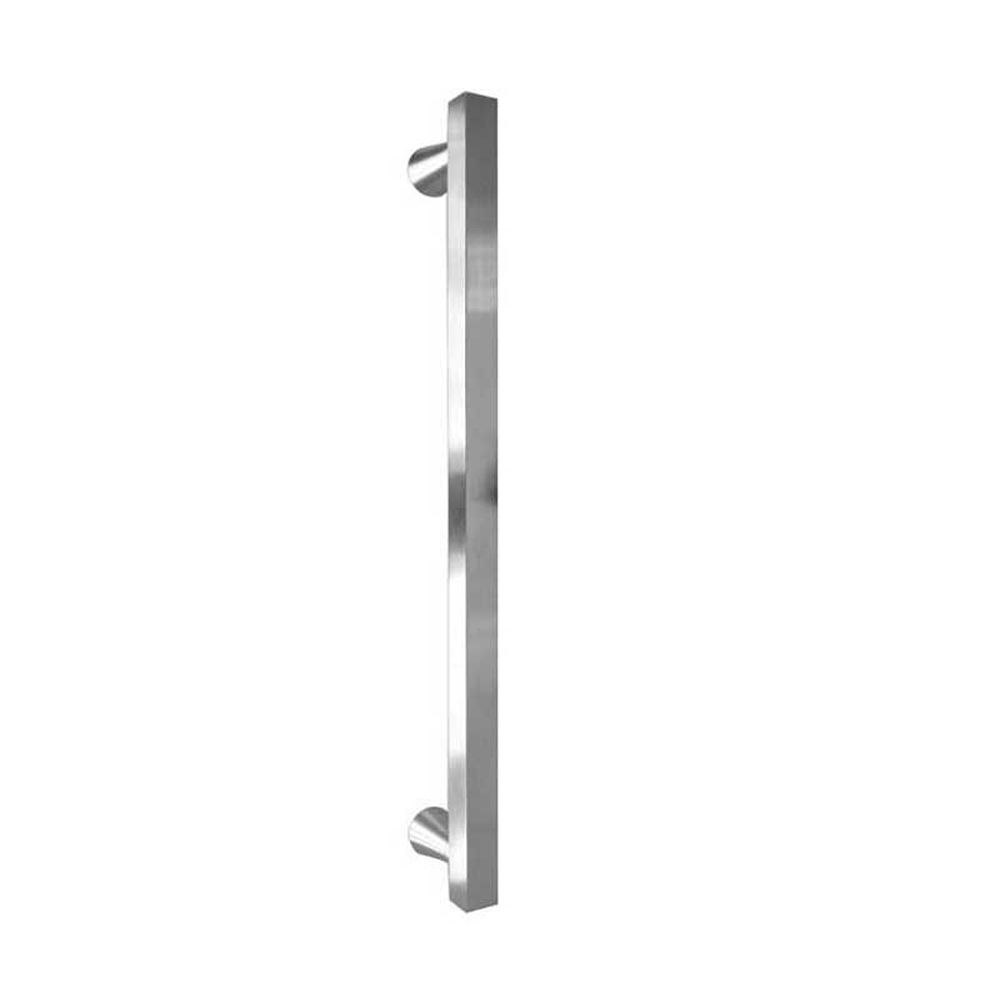 This is an image showing the Frelan - Kubus 340mm Pull Handle - Satin Chrome available to order from T.H. Wiggans Ironmongery in Kendal