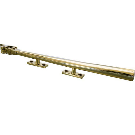 This is an image showing the Frelan - Juliette 250mm Casement Stay - Polished Brass available to order from T.H. Wiggans Ironmongery in Kendal