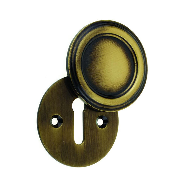 This is an image showing the Frelan - AB Covered escutcheon available to order from T.H. Wiggans Ironmongery in Kendal