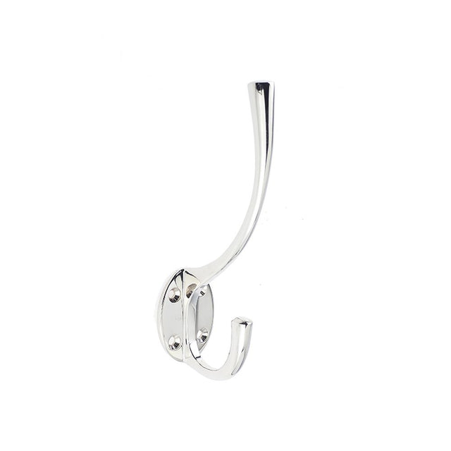 This is an image showing the Frelan - 142mm PN Hat & Coat hook available to order from T.H. Wiggans Ironmongery in Kendal