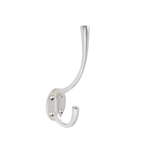 This is an image showing the Frelan - Hat & Coat Hook - Satin Nickel available to order from T.H. Wiggans Ironmongery in Kendal