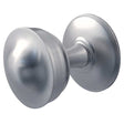 This is an image showing the Frelan - Crown Unsprung Mortice Knobs - Satin Nickel available to order from T.H. Wiggans Ironmongery in Kendal