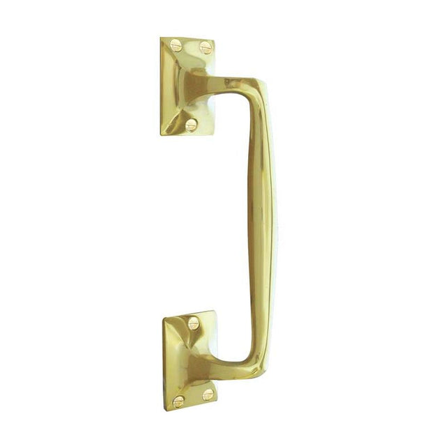 This is an image showing the Frelan - Wessex 152mm Pull Handle - Polished Brass available to order from T.H. Wiggans Ironmongery in Kendal