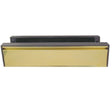 This is an image showing the Frelan - 295 x 71mm GOLD LETTERPLATE available to order from T.H. Wiggans Ironmongery in Kendal