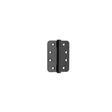 This is an image showing the Frelan - 102x76x3mm Gloss Black Radius Polymer B H Pack of 3 available to order from T.H. Wiggans Ironmongery in Kendal