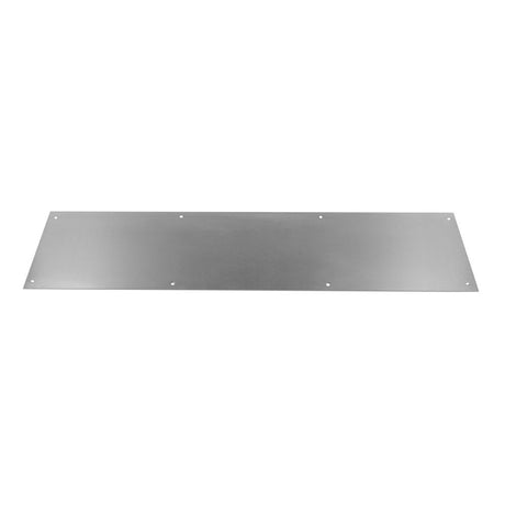 This is an image of Eurospec - Kickplate 675 x 150mm - SSS available to order from T.H Wiggans Architectural Ironmongery in Kendal, quick delivery and discounted prices.