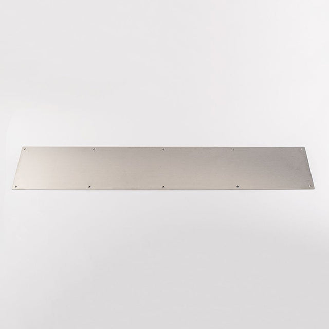 This is an image of Eurospec - Kickplate 815 x 150mm - SSS available to order from T.H Wiggans Architectural Ironmongery in Kendal, quick delivery and discounted prices.