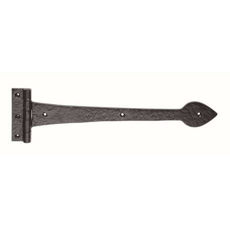 This is an image of a Ludlow - Tee Hinge - Black Antique that is availble to order from T.H Wiggans Architectural Ironmongery in in Kendal.
