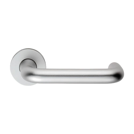 This is an image of Eurospec - 19mm Safety Lever - DDA compliant - Satin Anodised Aluminium available to order from T.H Wiggans Architectural Ironmongery in Kendal, quick delivery and discounted prices.