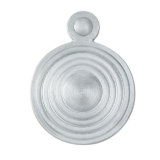 This is an image of Carlisle Brass - Queen Anne Covered Escutcheon - Satin Chrome available to order from T.H Wiggans Architectural Ironmongery in Kendal, quick delivery and discounted prices.