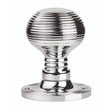 This is an image of Carlisle Brass - Queen Anne Mortice Rim Knob - Polished Chrome available to order from T.H Wiggans Architectural Ironmongery in Kendal, quick delivery and discounted prices.