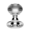 This is an image of Carlisle Brass - Queen Anne Mortice Knob - Satin Chrome available to order from T.H Wiggans Architectural Ironmongery in Kendal, quick delivery and discounted prices.