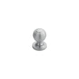 This is an image of a FTD - Queen Anne Knob 23mm - Satin Chrome that is availble to order from T.H Wiggans Architectural Ironmongery in Kendal in Kendal.