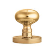 This is an image of Carlisle Brass - Mushroom Mortice Knob - Polished Brass available to order from T.H Wiggans Architectural Ironmongery in Kendal, quick delivery and discounted prices.