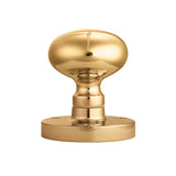 This is an image of Carlisle Brass - Mushroom Mortice Knob - Polished Brass available to order from T.H Wiggans Architectural Ironmongery in Kendal, quick delivery and discounted prices.