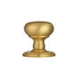 This is an image of Carlisle Brass - Concealed Fix Mushroom Mortice Knob - Satin Brass available to order from T.H Wiggans Architectural Ironmongery in Kendal, quick delivery and discounted prices.