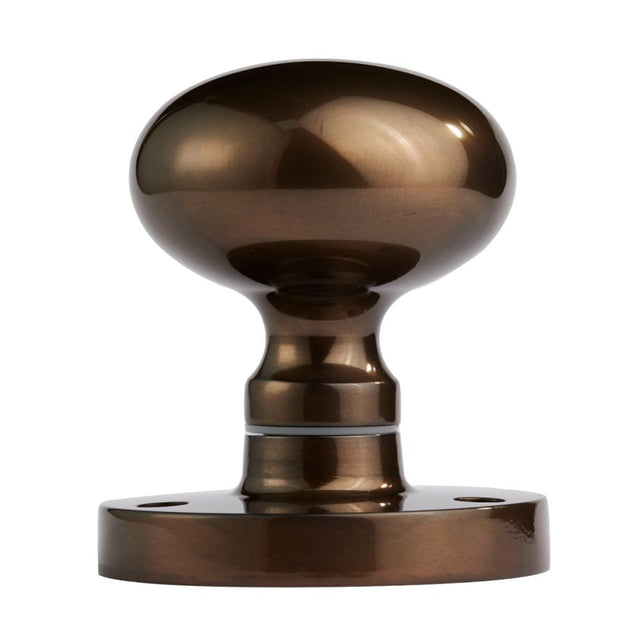 This is an image of Carlisle Brass - Mushroom Mortice Knob - Dark Bronze available to order from T.H Wiggans Architectural Ironmongery in Kendal, quick delivery and discounted prices.