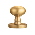 This is an image of Carlisle Brass - Mushroom Mortice Knob - Satin Brass available to order from T.H Wiggans Architectural Ironmongery in Kendal, quick delivery and discounted prices.