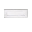 This is an image of Carlisle Brass - Plain Letter Plate 405 x 125mm - Satin Chrome available to order from T.H Wiggans Architectural Ironmongery in Kendal, quick delivery and discounted prices.