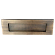 This is an image of Carlisle Brass - Plain Letter Plate 255 x 80mm - Florentine Bronze available to order from T.H Wiggans Architectural Ironmongery in Kendal, quick delivery and discounted prices.