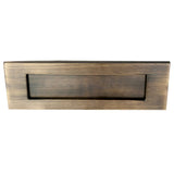 This is an image of Carlisle Brass - Plain Letter Plate 255 x 80mm - Florentine Bronze available to order from T.H Wiggans Architectural Ironmongery in Kendal, quick delivery and discounted prices.
