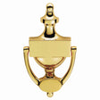 This is an image of Carlisle Brass - Victorian Urn Door Knocker 196mm PVD - Stainless Brass available to order from T.H Wiggans Architectural Ironmongery in Kendal, quick delivery and discounted prices.
