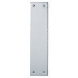 This is an image of Carlisle Brass - Plain Finger Plate 295 x 73mm - Polished Chrome available to order from T.H Wiggans Architectural Ironmongery in Kendal, quick delivery and discounted prices.