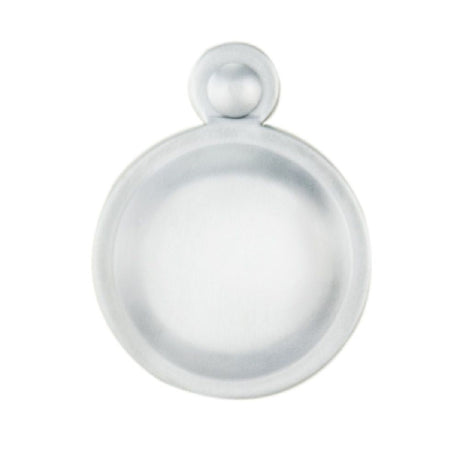 This is an image of Carlisle Brass - Covered Escutcheon - Satin Chrome available to order from T.H Wiggans Architectural Ironmongery in Kendal, quick delivery and discounted prices.