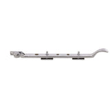 This is an image of a Carlisle Brass - Victorian Casement Stay 210mm - Satin Chrome that is availble to order from T.H Wiggans Architectural Ironmongery in Kendal in Kendal.