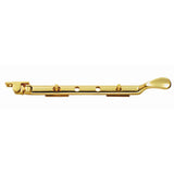 This is an image of a Carlisle Brass - Victorian Casement Stay 270mm - Polished Brass that is availble to order from T.H Wiggans Architectural Ironmongery in Kendal in Kendal.