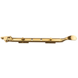 This is an image of a Carlisle Brass - Victorian Casement Stay 270mm - Satin Brass that is availble to order from T.H Wiggans Architectural Ironmongery in Kendal in Kendal.
