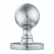 This is an image of Carlisle Brass - Victorian Ball Mortice Knob - Polished Chrome available to order from T.H Wiggans Architectural Ironmongery in Kendal, quick delivery and discounted prices.