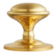 This is an image of Carlisle Brass - Round Centre Door Knob - Polished Brass available to order from T.H Wiggans Architectural Ironmongery in Kendal, quick delivery and discounted prices.