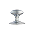 This is an image of Carlisle Brass - Round Centre Door Knob - Polished Chrome available to order from T.H Wiggans Architectural Ironmongery in Kendal, quick delivery and discounted prices.