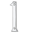 This is an image of Carlisle Brass - Numerals (0-9) Number 1 - Polished Chrome available to order from T.H Wiggans Architectural Ironmongery in Kendal, quick delivery and discounted prices.