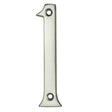 This is an image of Carlisle Brass - Numerals (0-9) Number 1 - Satin Chrome available to order from T.H Wiggans Architectural Ironmongery in Kendal, quick delivery and discounted prices.