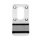 This is an image of Eurospec - Oval Profile Cylinder Pull - Satin Stainless Steel available to order from T.H Wiggans Architectural Ironmongery in Kendal, quick delivery and discounted prices.