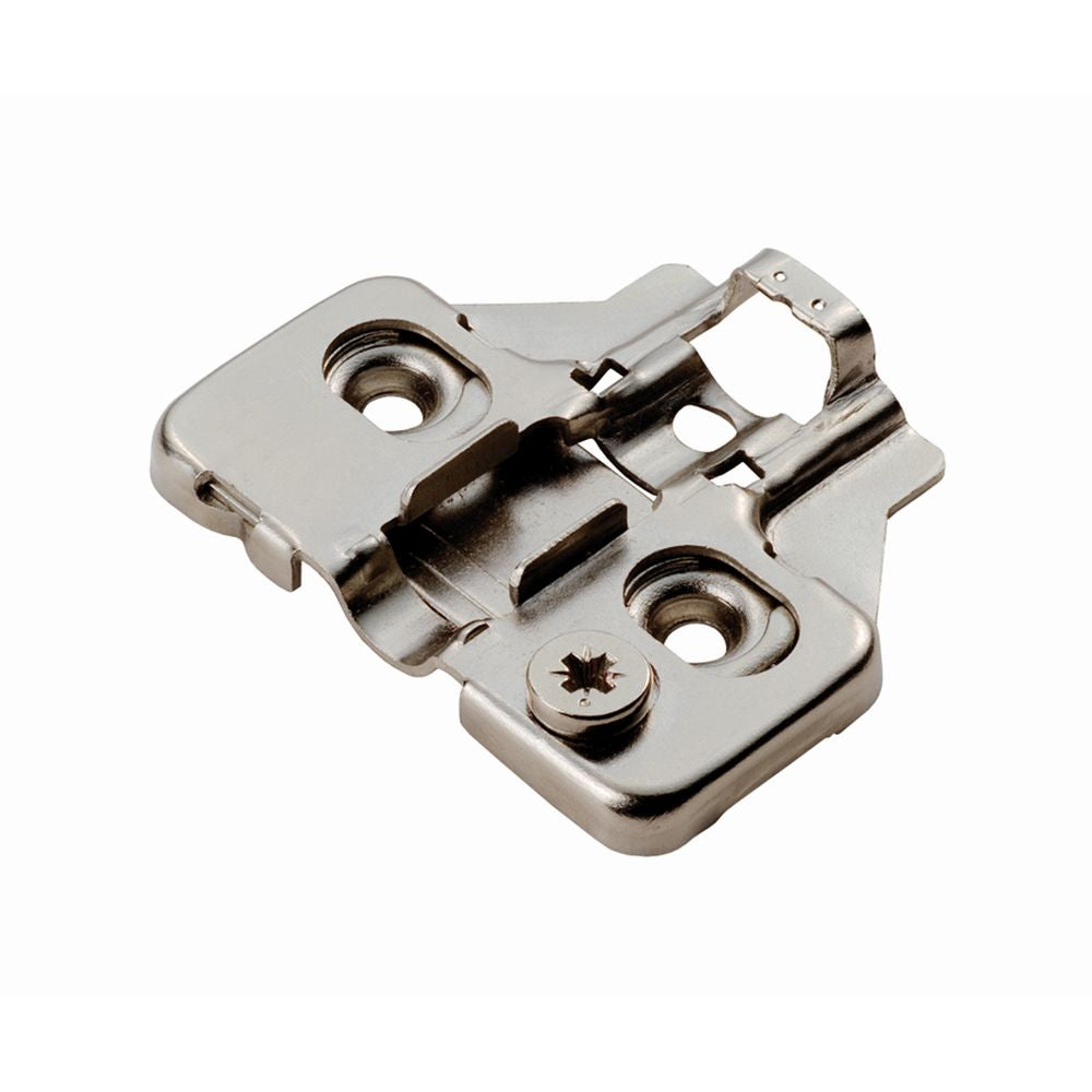 This is an image of a Carlisle Brass - Mounting Plate - Nickel Plate that is availble to order from T.H Wiggans Architectural Ironmongery in Kendal in Kendal.