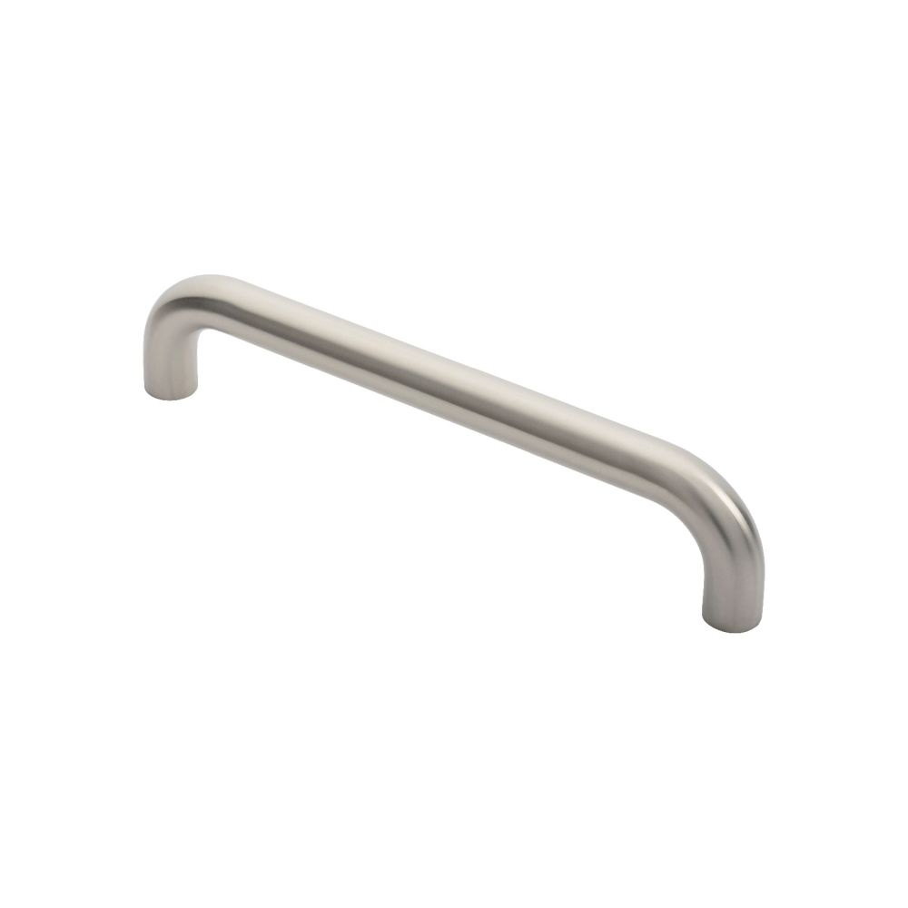 This is an image of Eurospec - 25mm D Pull Handles 300mm Centres - Satin Stainless Steel available to order from T.H Wiggans Architectural Ironmongery in Kendal, quick delivery and discounted prices.