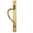 This is an image of Carlisle Brass - Laurin Pull Handle L/H - Polished Brass available to order from T.H Wiggans Architectural Ironmongery in Kendal, quick delivery and discounted prices.