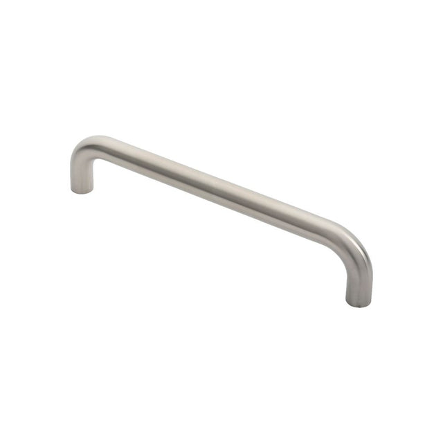 This is an image of Eurospec - 22mm D Pull Handles 300mm Centres - Satin Stainless Steel available to order from T.H Wiggans Architectural Ironmongery in Kendal, quick delivery and discounted prices.