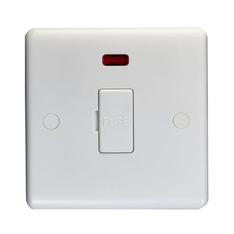 This is an image showing Eurolite Enhance White Plastic Fuse Spur - White pl4131 available to order from T.H. Wiggans Ironmongery in Kendal, quick delivery and discounted prices.