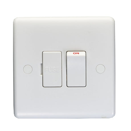 This is an image showing Eurolite Enhance White Plastic Fuse Spur - White pl4190 available to order from T.H. Wiggans Ironmongery in Kendal, quick delivery and discounted prices.