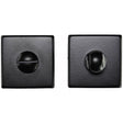 This is an image of Manital - Square Standard Turn and Release - Black available to order from T.H Wiggans Architectural Ironmongery in Kendal, quick delivery and discounted prices.