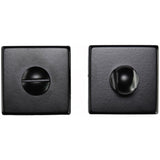 This is an image of Manital - Square Standard Turn and Release - Black available to order from T.H Wiggans Architectural Ironmongery in Kendal, quick delivery and discounted prices.