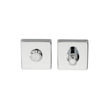 This is an image of Manital - Square Standard Turn and Release - Polished Chrome available to order from T.H Wiggans Architectural Ironmongery in Kendal, quick delivery and discounted prices.