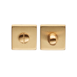 This is an image of Manital - Square Standard Turn And Release - Satin Brass available to order from T.H Wiggans Architectural Ironmongery in Kendal, quick delivery and discounted prices.