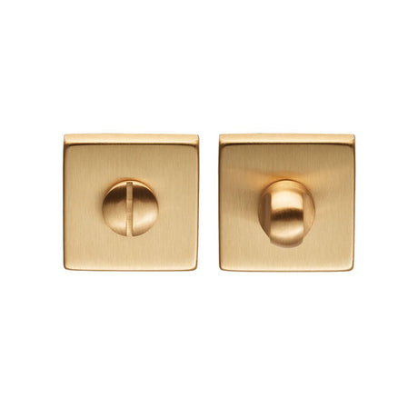 This is an image of Manital - Square Standard Turn And Release - Satin Brass available to order from T.H Wiggans Architectural Ironmongery in Kendal, quick delivery and discounted prices.