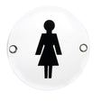 This is an image of Eurospec - Female Symbol - Satin Anodised Aluminium available to order from T.H Wiggans Architectural Ironmongery in Kendal, quick delivery and discounted prices.