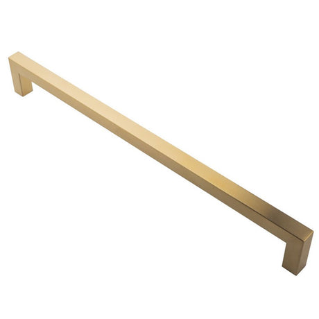 This is an image of Carlisle Brass - Square Mitred Pull Handle - Satin PVD available to order from T.H Wiggans Architectural Ironmongery in Kendal, quick delivery and discounted prices.